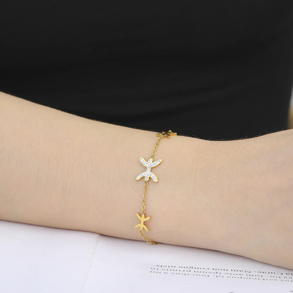 Dawapara Amazigh Berber Symbol Charm Armband The Yaz African Ethnic Tribe Religiöser Schmuck Edelstahl Damen Armband – Detail 6