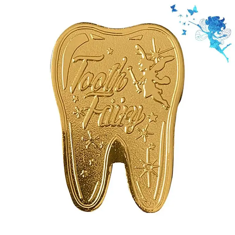 Tooth Fairy Commemorative Coin Coin Creative Kids Home Decor Lucky Coin Challenge Coin Wishing Coin Collectible Coin For Party