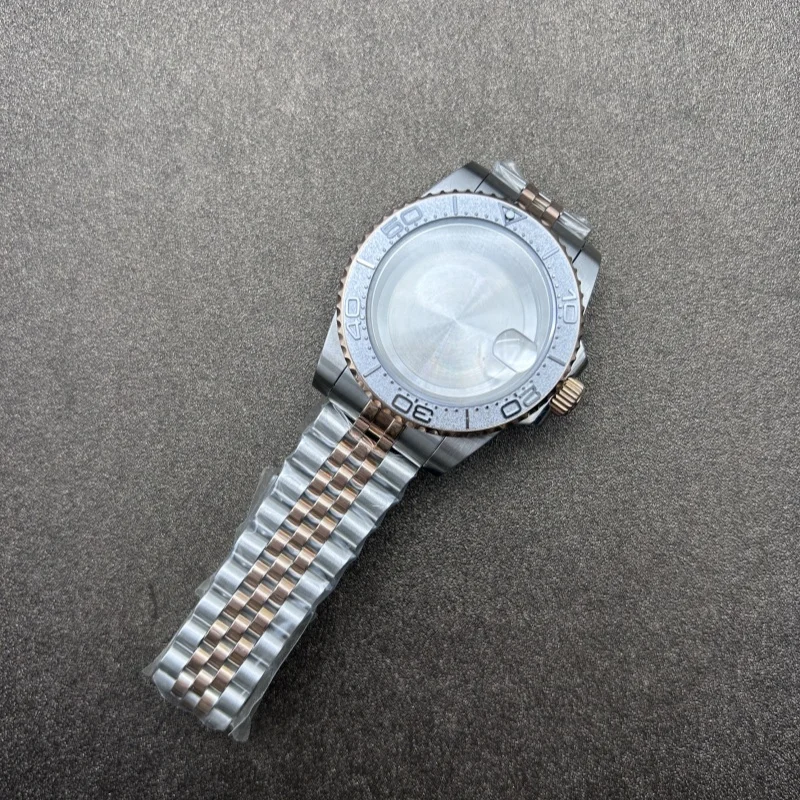Watch accessories 40MM case strap + ring sapphire glass suitable for NH35 movement, yacht case