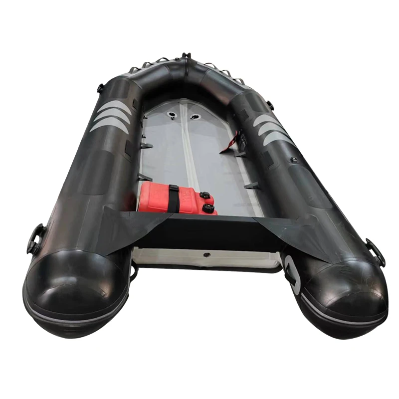 12.5ft 380cm Inflatable Boat PVC Tender Boats Drop Stitch Floor For Rowing