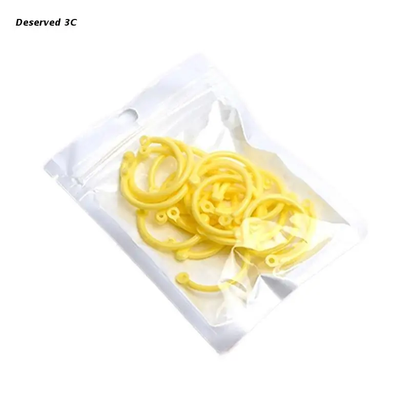 Lose Blatt Ringe Multi-Farbe Binder Ringe Flexible Buch Ringe für Sammelalbum