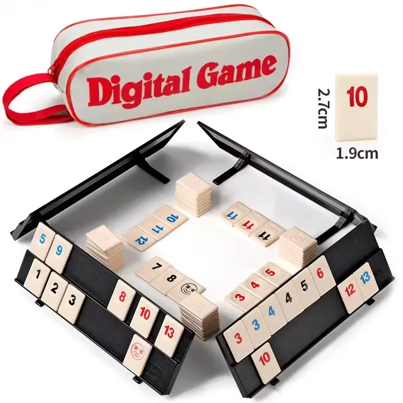 2026 Nieuwe Bestverkochte Speelgoed Reisset Rummy Rummikub Casual Party Breinbrekers Tafelspellen Trekspelletjes Schaak Nummermatching Cadeaus