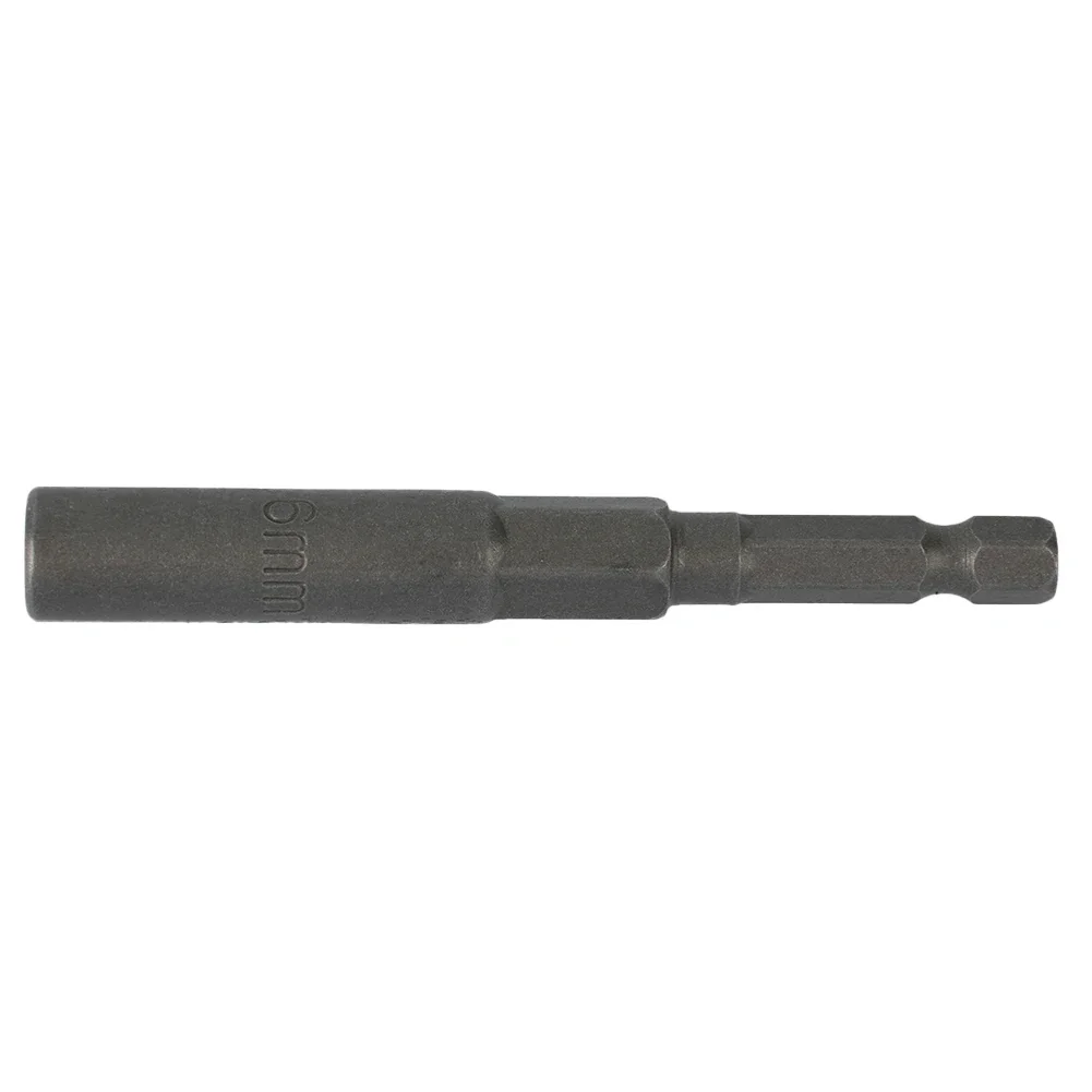 Power Nut Driver Drill Bit Set 80mm 1 4  Driver Adapter Hex Wrench Extension Drill Bits Nut Bolt Drill Bits Shank Adapter