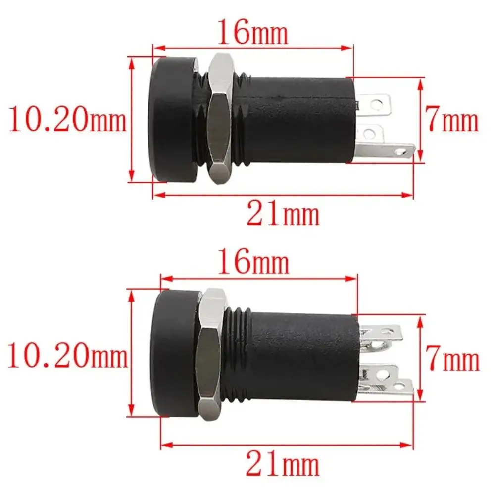 3/4 Pin 3.5mm Audio Jack Socket 3/4 Pole Stereo Audio Socket Connector With Nut Gold Plated Headphone Female Socket Connector