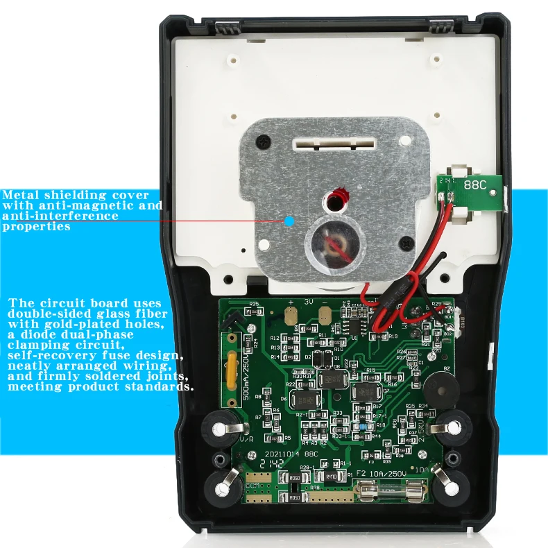 NJTY 88C Zewnętrzny wskaźnik magnetyczny Anti-Burn Precyzyjny multimetr Uniwersalny miernik Precyzyjny multimetr mechaniczny