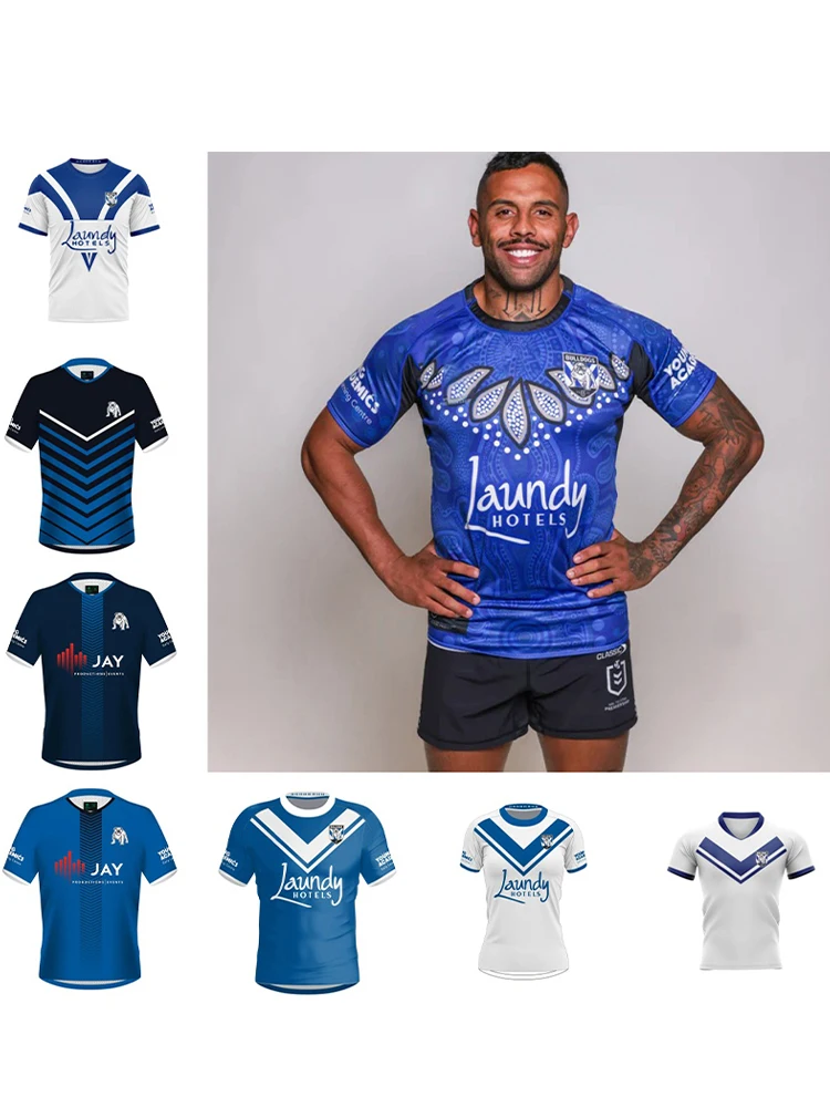 

2024 New Summer Canterbury Bankstown Bulldogs Indigenous/Home/Away Kits, Rugby Kits, Training Kits, Adult Clothing