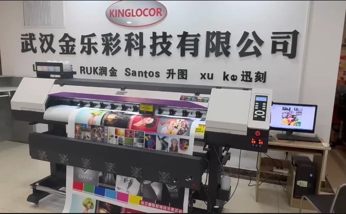 Upgraded 1.6m 1.8 Eco solvent printer with automatic inkjet printing large format printer for indoor and outdoor advertising