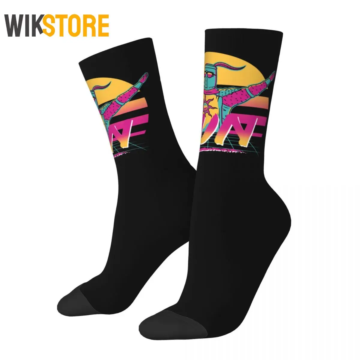 

Funny Happy Retro Women Men Praise The Sun Dark Souls Socks Non-slip Basketball Socks Breathable Crazy Sock