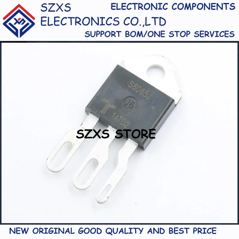 

New Original 2Pcs S6065J TO-218 Thyristor In Stock Electronic Components Good Quality