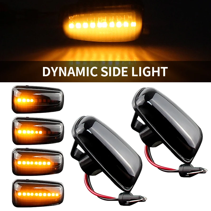 

2× for Fiat Scudo for Peugeot 106 II/306 Break Cabriolet for Citroen Xantia Break LED Dynamic Side Marker Light Car Turn Signal
