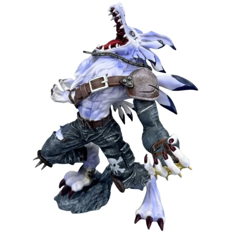Digimon Were Garurumon Action Figure Toys Anime Pokemon Figuras 22cm Manga Figurine Model Ornament Birthday Gift for Children