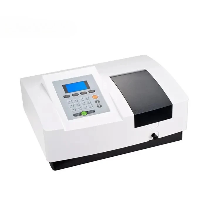 User-friendly  V1710 Visible Spectrophotometer Single Beam Scanning Type 1200 Lines/mm Grating Lab Analysis Instrument