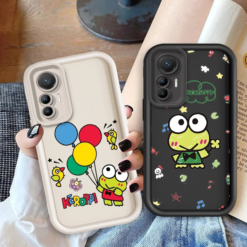 

Sanrio Big Eyed Frog Eye Ladder For Xiaomi MI 14 12T 11 Lite Poco M3 X5 X4 F5 F4 F3 F2 GT Pro 5G Soft Phone Case