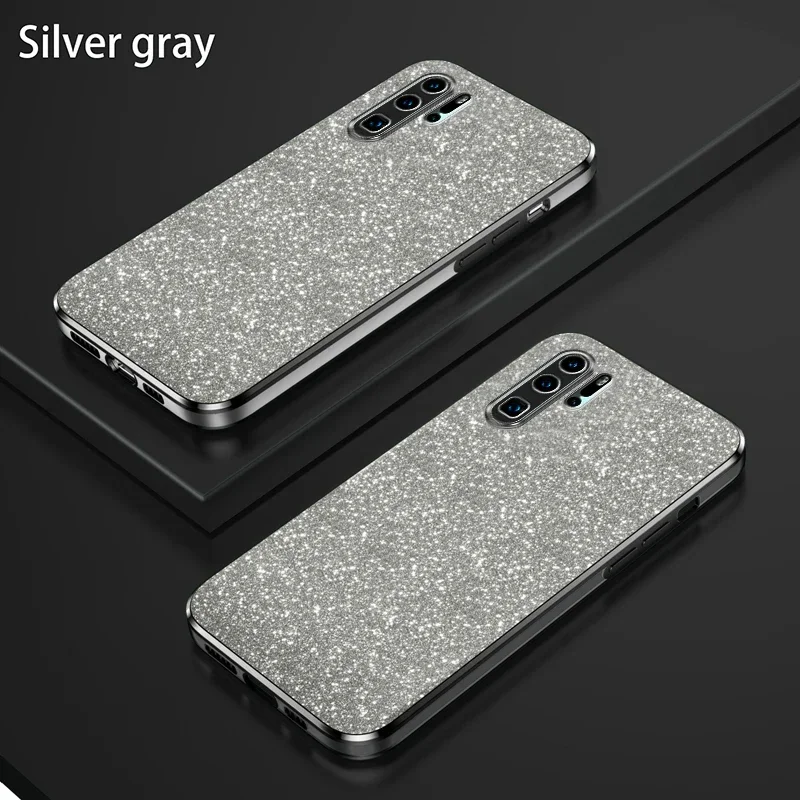 Luxury Plating Gradient Glitter Phone Case For Huawei P60 P50 P40 P30 Pro Mate 60 Pro Shockproof Cover