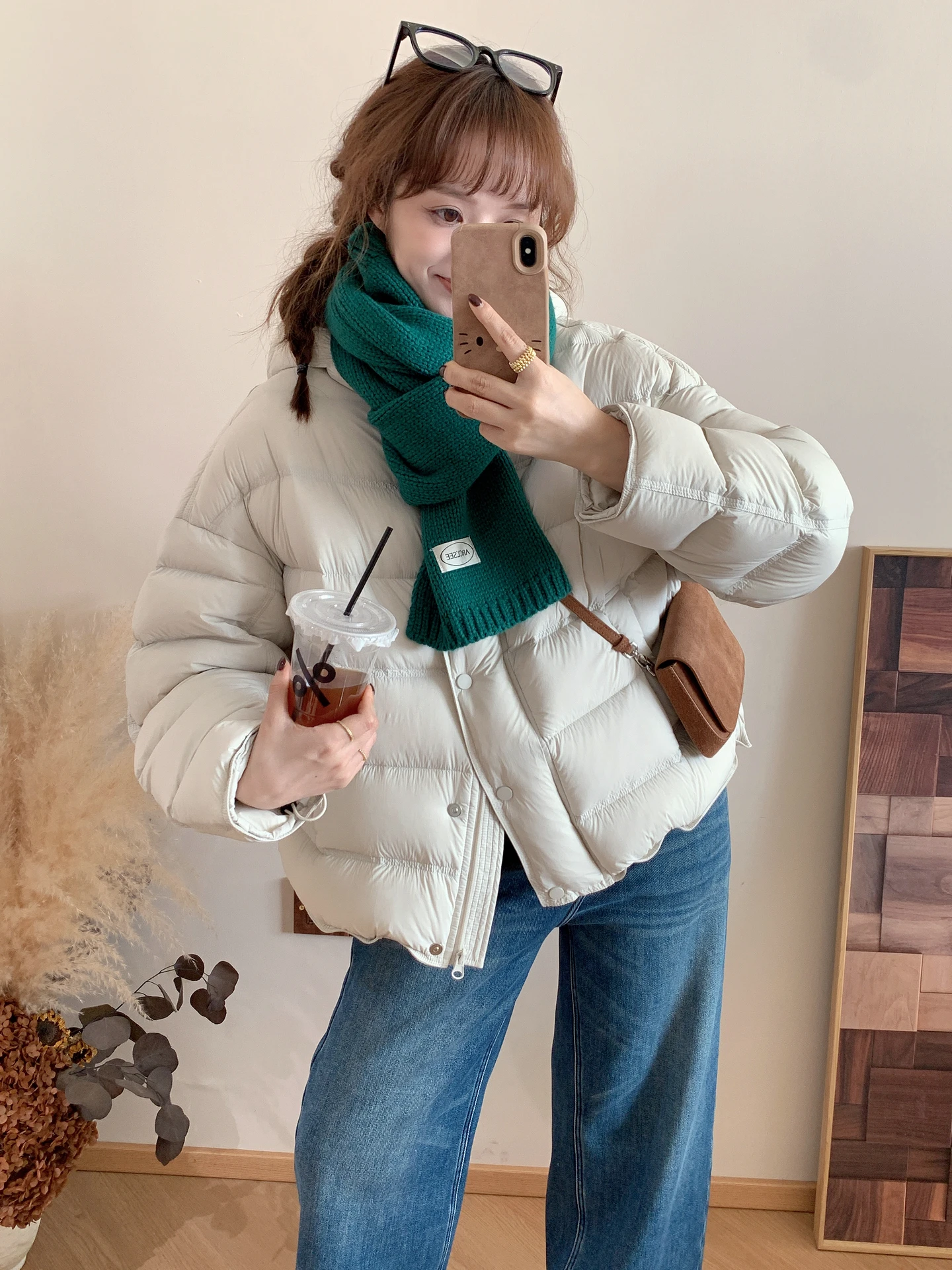 

Women's Winter Puffer Jaet Du down Comforter Bread Sle Cloud Puff White Du Feather Quilted Coat Warm Casual Long Sve