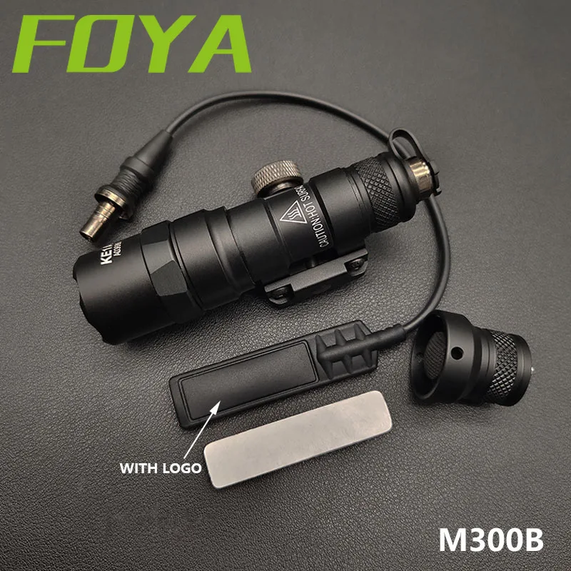 SF M300 M300B M600 Flashlight LED Scout Light Tactical Mini Gun Light Fit 20mm Picatinny Rail Airsoft Hunting Weapon lights