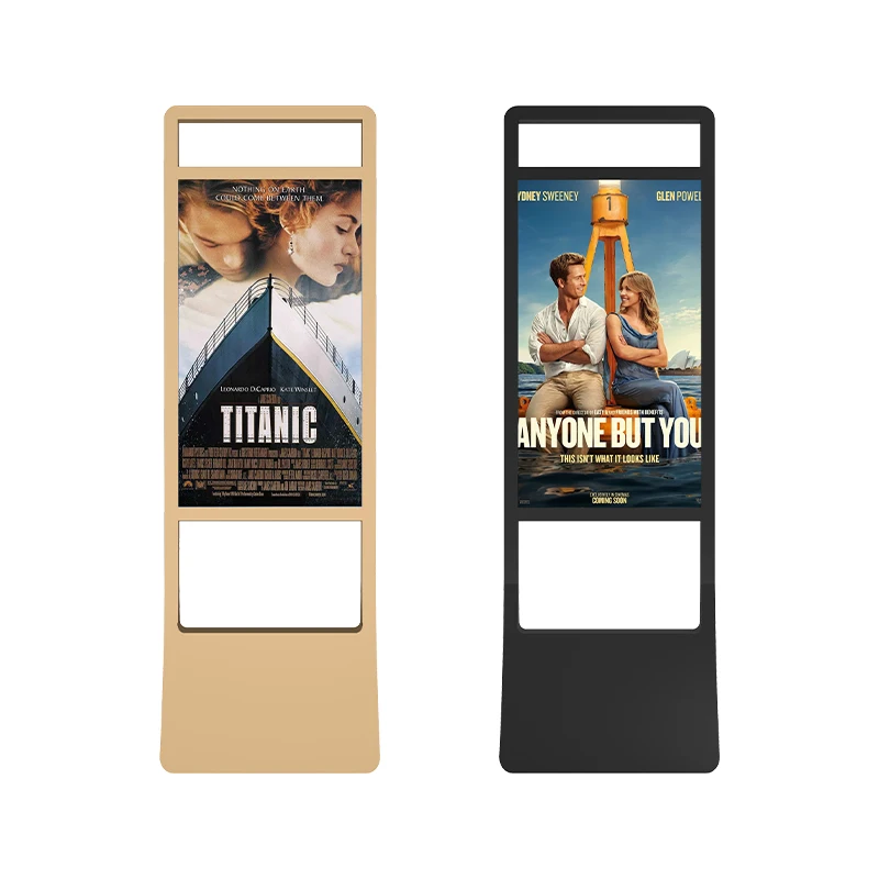 Layar Digital Signage Jendela Dua Sisi untuk Tampilan Video Iklan 43 Inci hingga 55 Inci