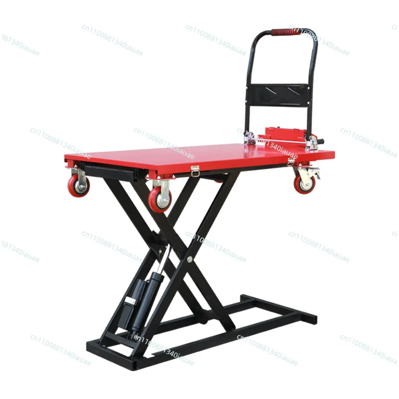 

Electro-hydraulic Lifting Platform Car Portable Truck Lift Flatbed Car Scissor Lift Trolley