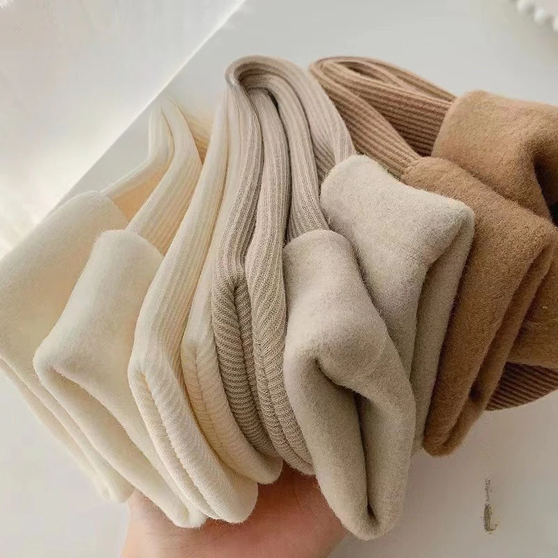 5 أزواج المرأة الخريف الشتاء بلون الثلوج الجوارب الطويلة منتصف العجل اصطف سميكة الدافئة النوم الطابق رقيق الجوارب الدافئة الجوارب 2025 #2