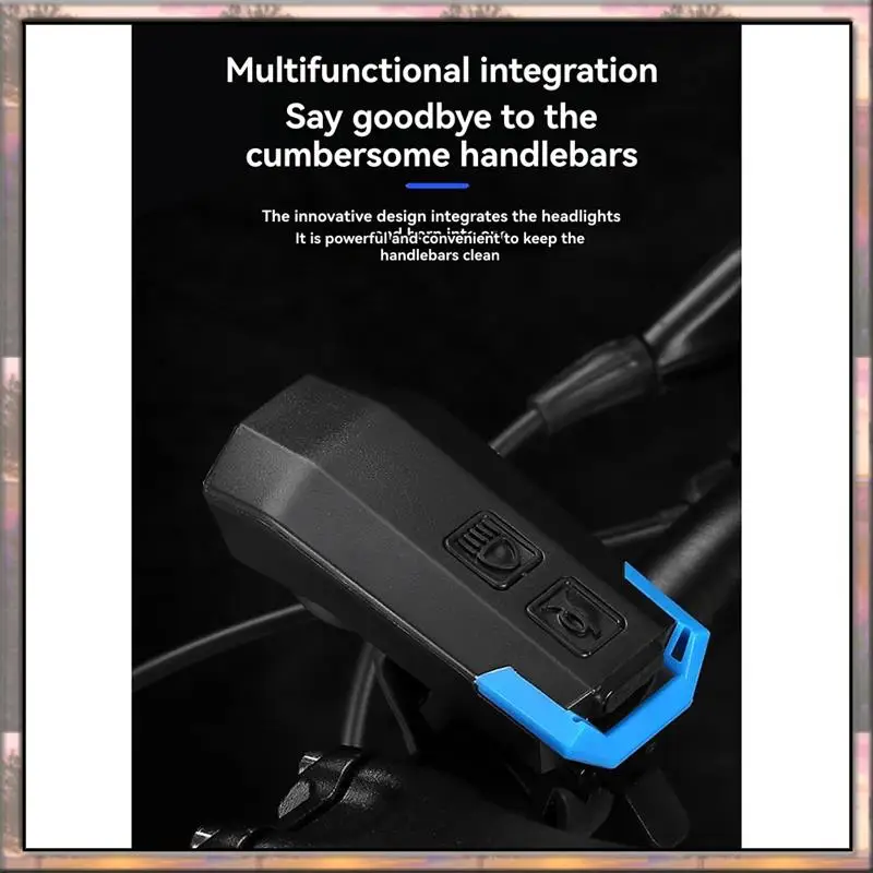 BAAZ أضواء الدراجة الساخنة USB شحن القرن أضواء ليلة ركوب الإضاءة دراجة هوائية جبلية المصابيح الأمامية معدات ركوب الدراجات