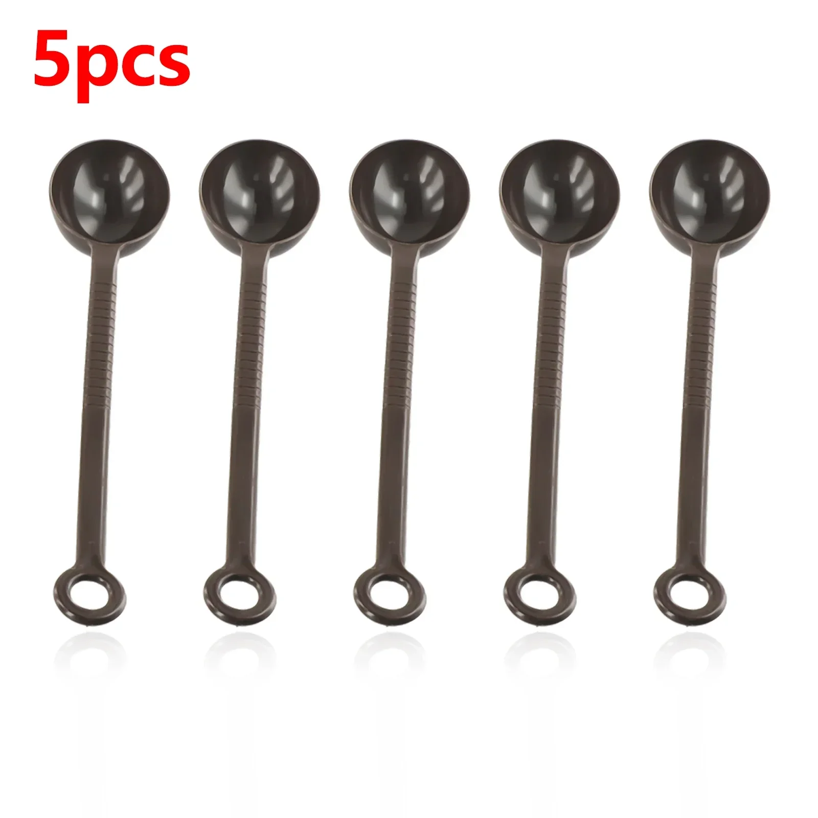 5PCS Measuring Spoon Fruit Powder/Coffee Espresso Scoop 10g Plastic 200mm Long For All Kinds Of Moka Pots, Coffee Machines