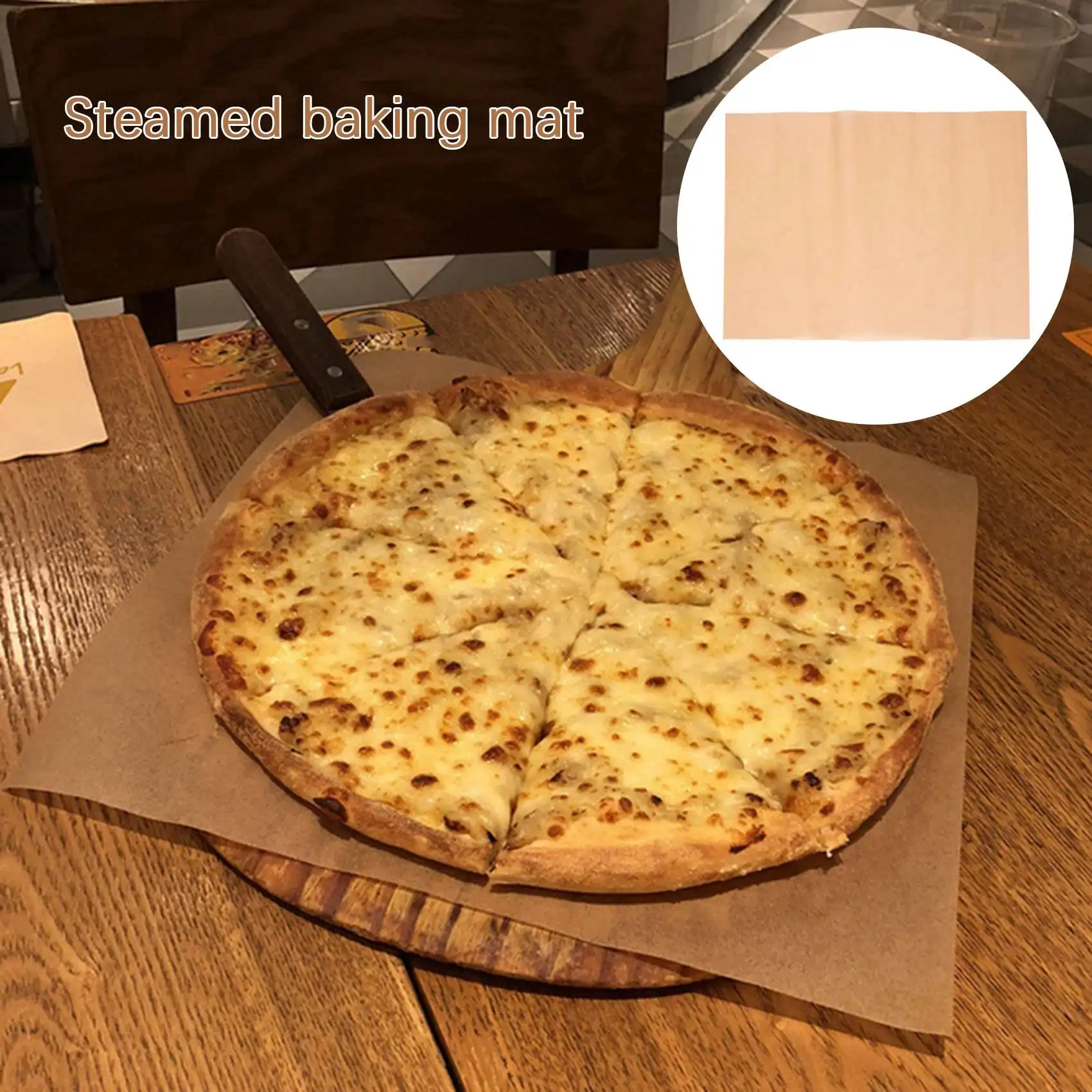 FAST-100Pcs Unbleached Parchment Paper, Precut Baking Liners Sheets Paper,12 X 16 Inch, Non-Stick, Water Proof, Oil Proof, Heat