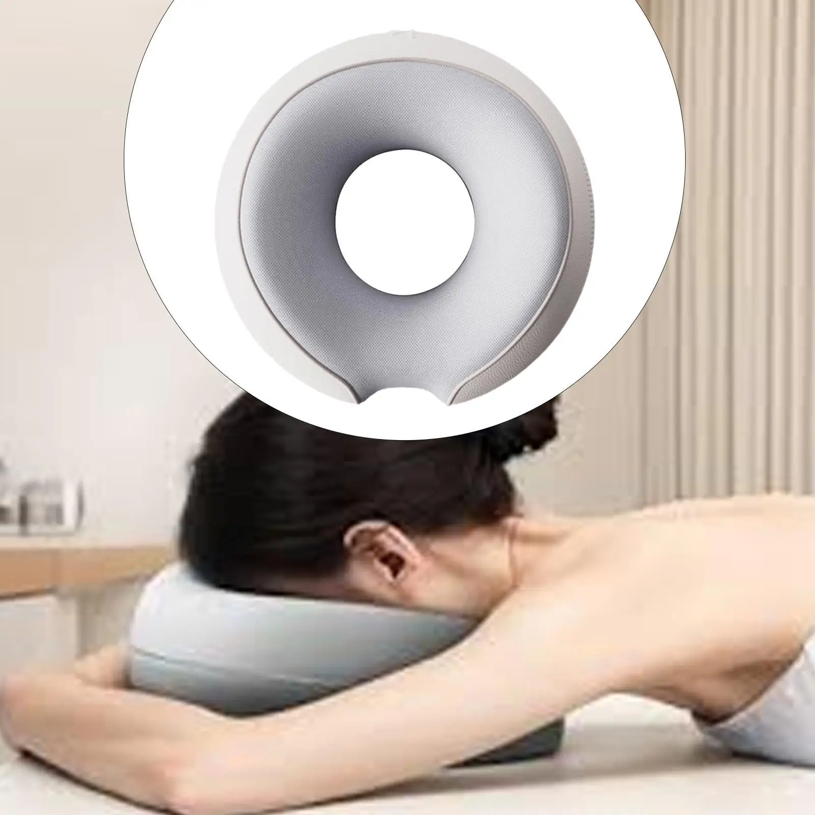 SPA Massage Pillow Neck Pad Head Rest Support Pillow for Friends Men Flights