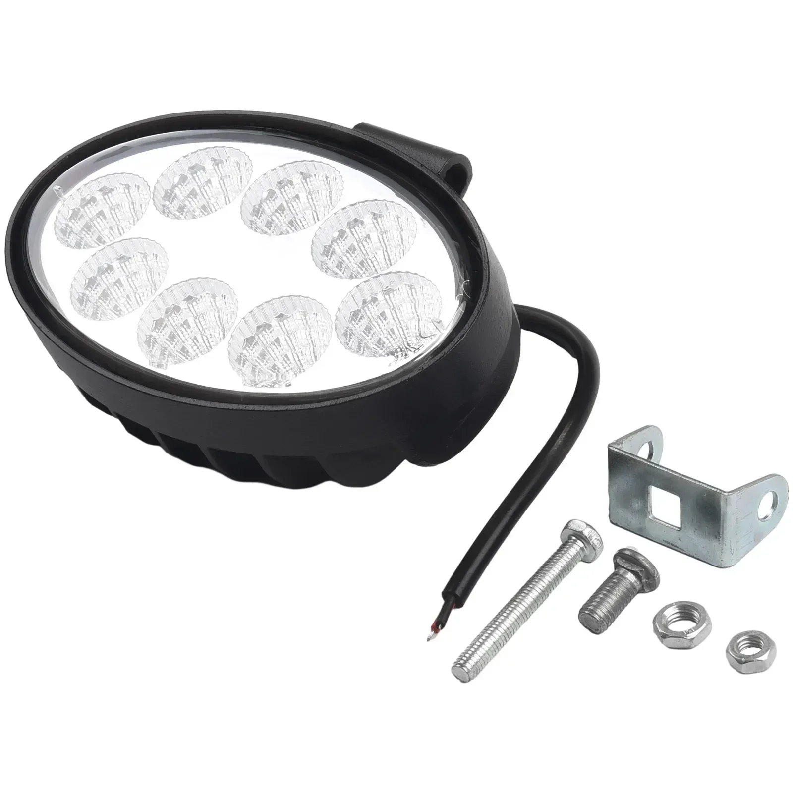 

5in 24W Oval LED Car Work Light Fog Light 9-32V 6000K Waterproof Anti-vibration For Car And Truck Floodlight With Reflector