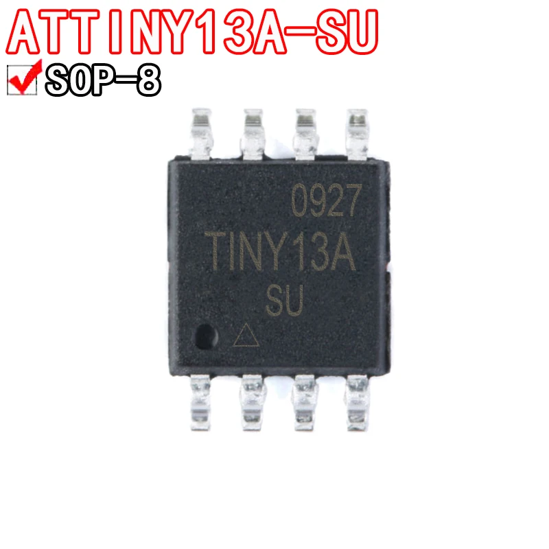 1PCS The ATTINY13A-SSU ATTINY13A-SU patch   Black plastic protective case For SOP-8