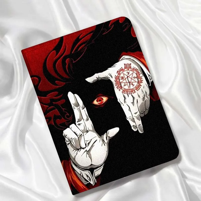حافظة كمبيوتر لوحي رائعة من Dark Anime Hellsing لهاتف OPPO Pad 2 3 4 11 SE X Air 2 Neo Pro 12.1 10.36 11 11.4 13.2 بوصة