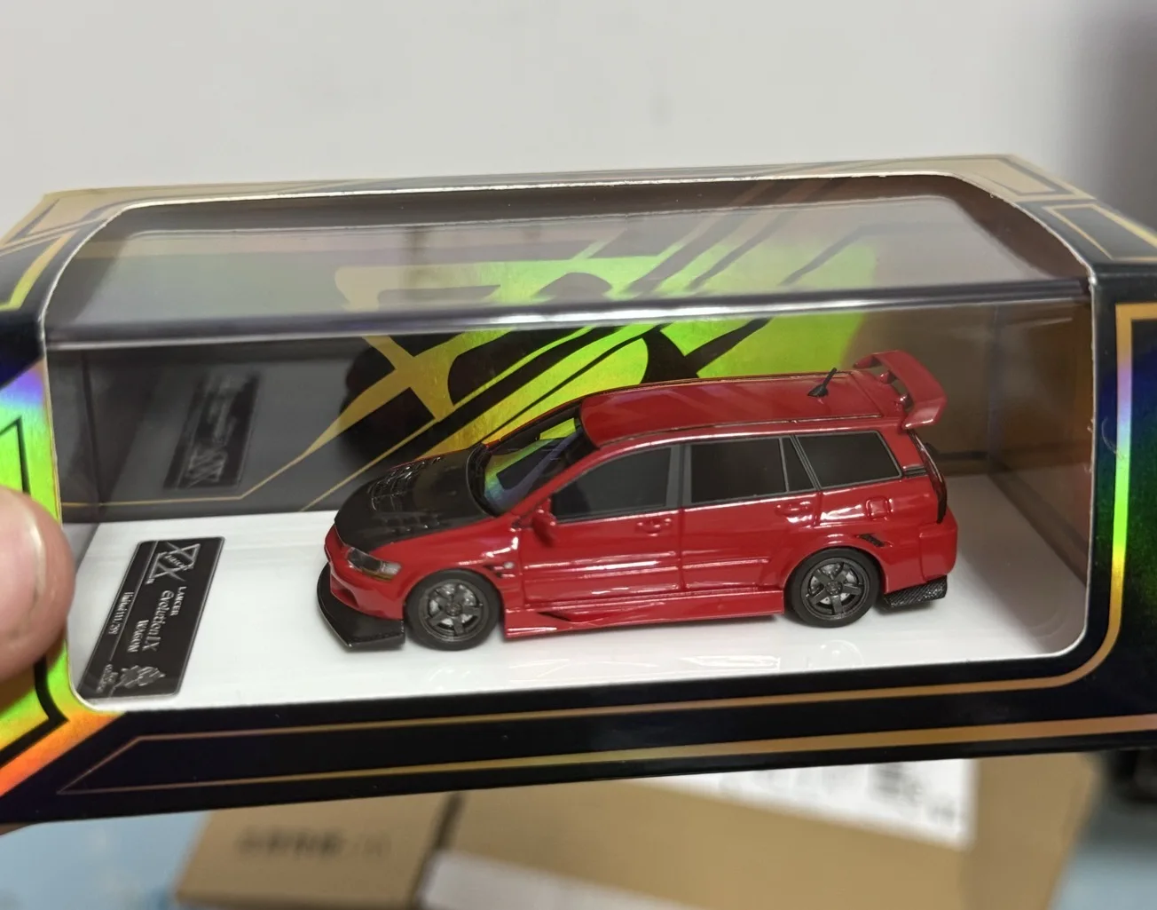 Error 404 1:64 EVO Lancer Evolution 9 IX Yellow Wagon resin model