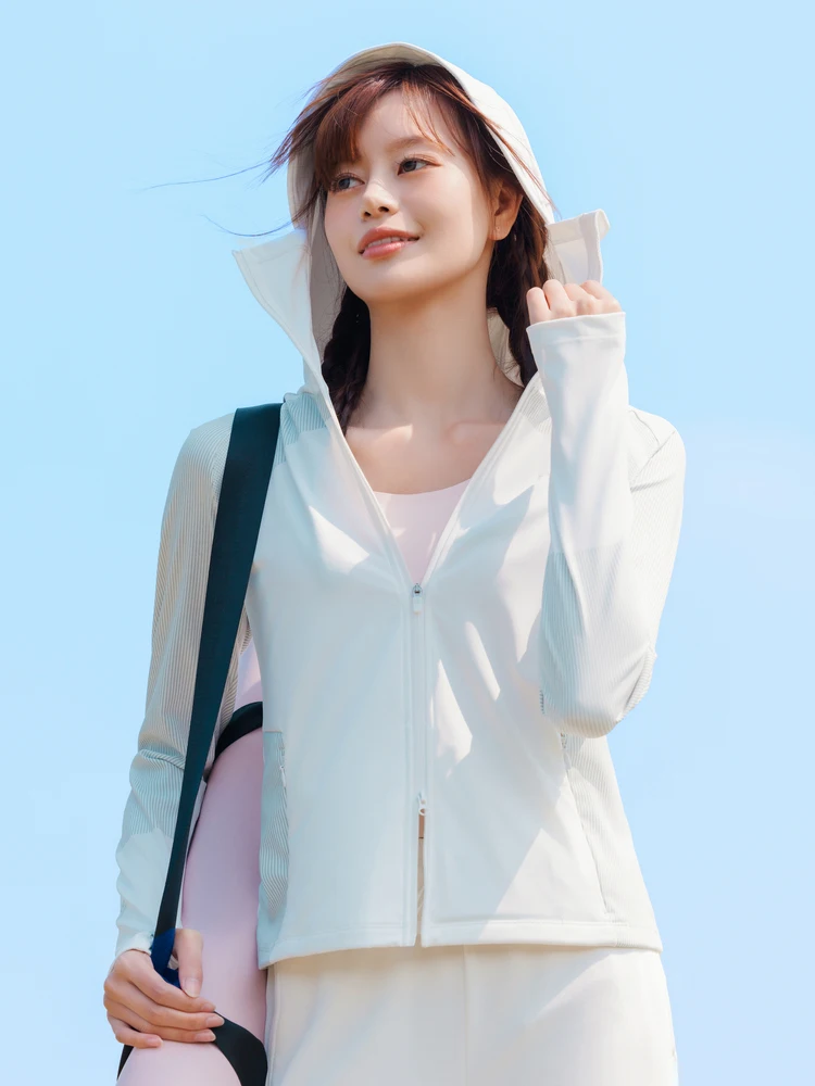 

ANNAKIKI x Bosideng летний солнцезащитный козырек и защита от ультрафиолета UPF100 холодный шелк крутая и тонкая солнцезащитная одежда для женщин