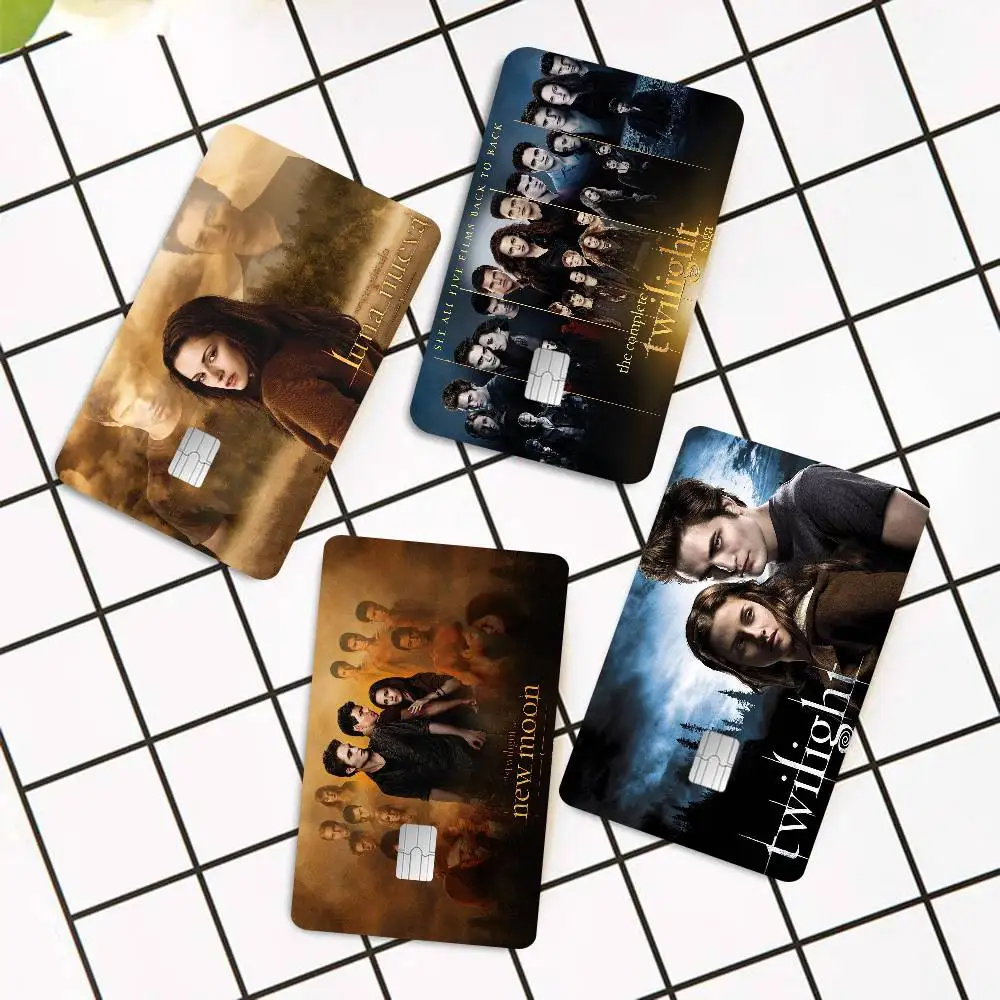 Fantasy Twilight Diy Credit Debit Card Sticker Party Sticker Decoration Waterproof Small Chip Card Skin Sticker