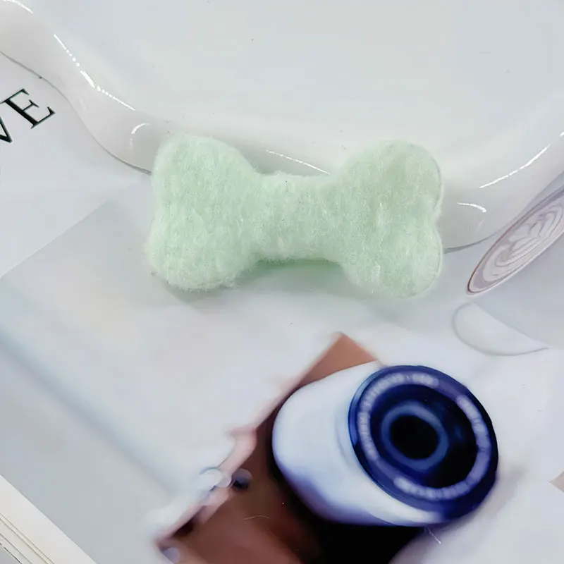 40 Stück, 7 cm, niedliche, beidseitig mit Plüsch gefütterte Hundeknochen-Applikationen zum Aufnähen, ideal für DIY-Broschen, Haarspangen, Accessoires, Puppenkleidung und als dekorative Aufnäher. – Detail 12