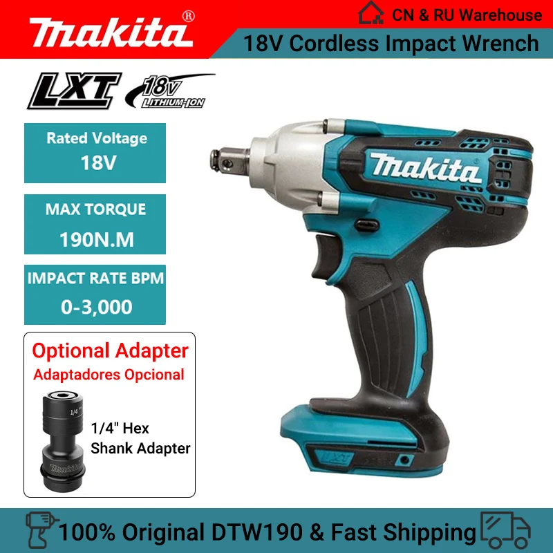 マキタ-ワイヤレス電動ドライバー,18V,インパクト,1/2インチ,自動修理プラグ
