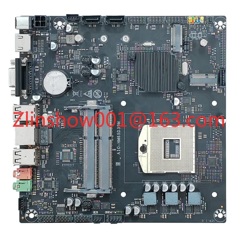 HM65 all-in-one computer main board DDR3 memory with COM interface ITX industrial control main board DC12V-19V power supply