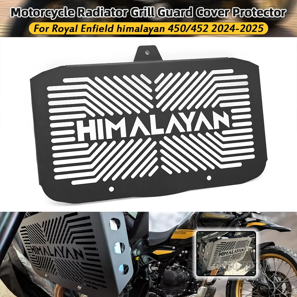 CNC Radiator Grille Guard for Royal Enfield Himalayan 450 Motorcycle 2024 2025 - Grill Cover Protection Accessory