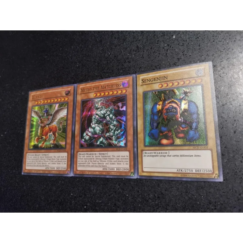 DIY Yu-Gi-Oh! The Second Session WCS World Congress 2004 Winning Card Anime Peripheral Game Collection Card Holiday Gift