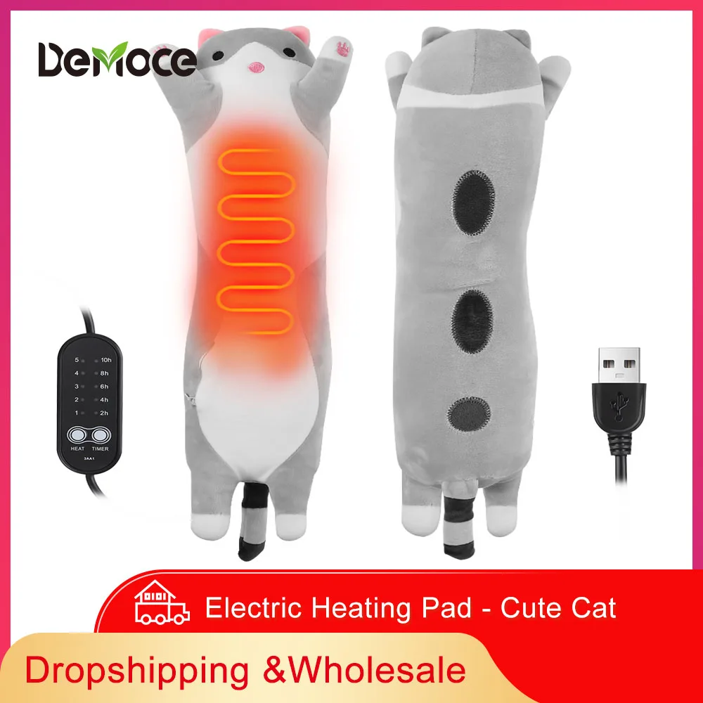 

Грелка с милым котом, подушка с подогревом, менструальный подогреватель кольки, судороги, облегчение боли в шее, горячий компресс, грелка