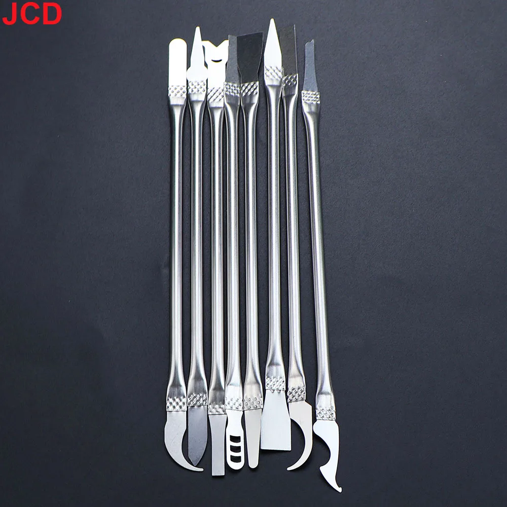 JCD 8 in 1 Glue Remover Phone Repair Tool CPU IC Chip Repair Thin Blades Piratical Repair Hand Tool For Mobile Phone Computer
