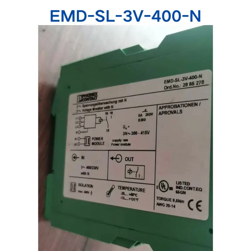 Second-hand test OK PHOENIX relay EMD-SL-3V-400-N