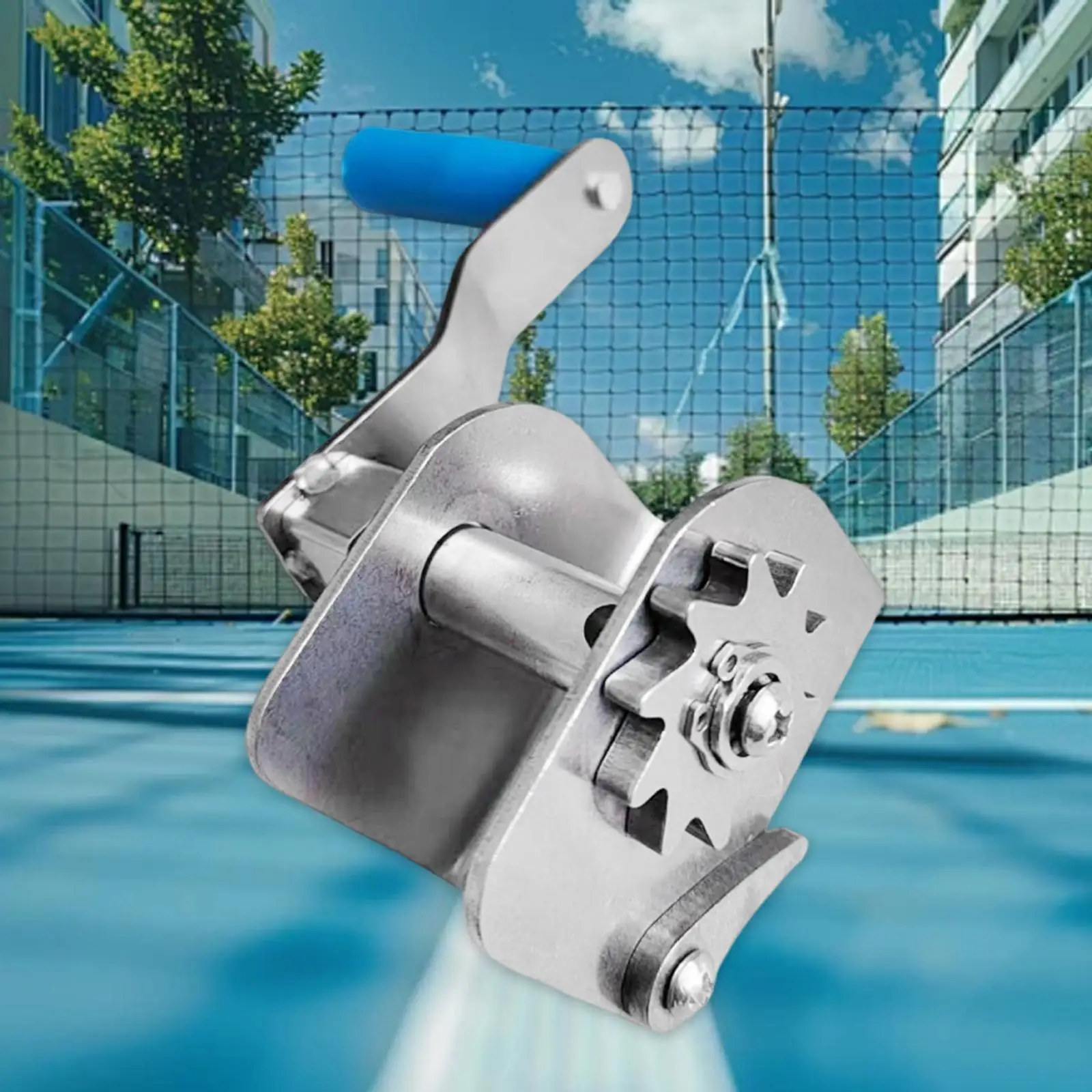 Badminton Pole Tensioner Portable Sports Fitness Equipment Net for Outdoor Use Accessories Badminton Net Tensioning Equipment