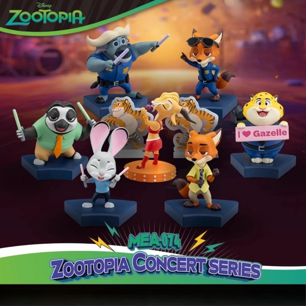 

Zootopia Concert Series Blind Box Cute Nick Judy Mystery Box Фигурка Аниме Кукла Сумка-сюрприз Kawaii Коллекция Модель Подарок
