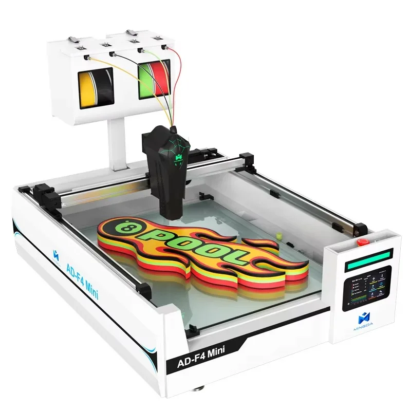 AD-F4 Mini 3d Printer Sign Making Machine Impressora 3d Industrial Grande 3d Printer Letter for Advertising Light Boxes