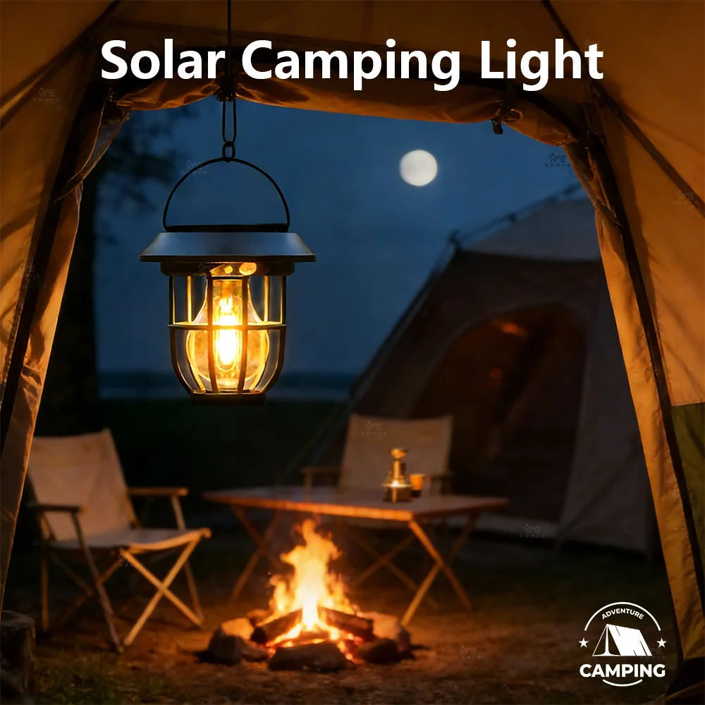 

Солнечные светильники 3 в 1 для улицы, кемпинга, сада, водонепроницаемые, перезаряжаемые, светодиодные, для палаток, подвесные