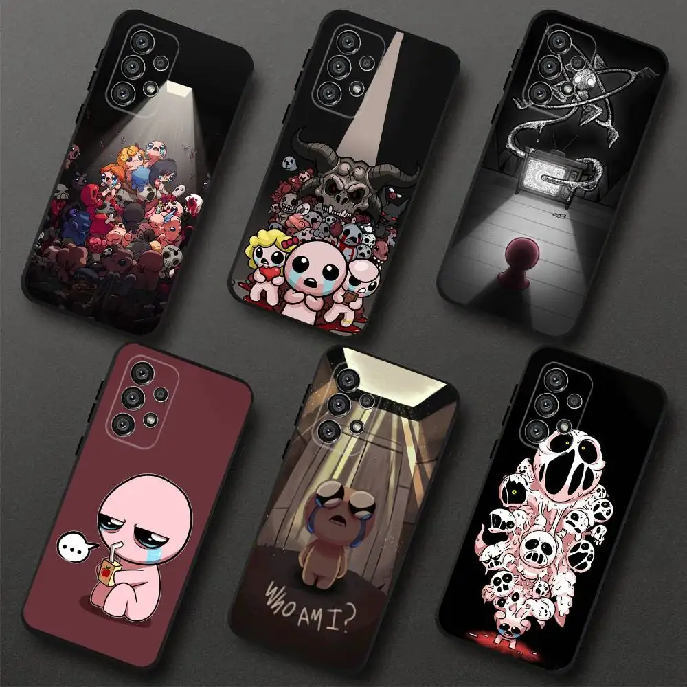 

The Binding of I-Isaac Phone Case For Samsung S 25,24,23,22,30,21,10,9,Ultra,Plus,Lite,FE,4,5G Black Soft Case