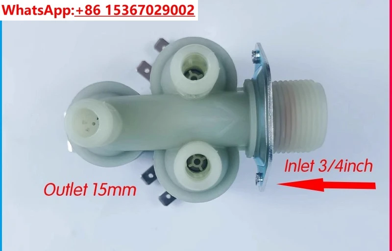 

F8286402P Впускной клапан для воды с одним входом и тремя выходами, смесительный клапан подачи 220 В