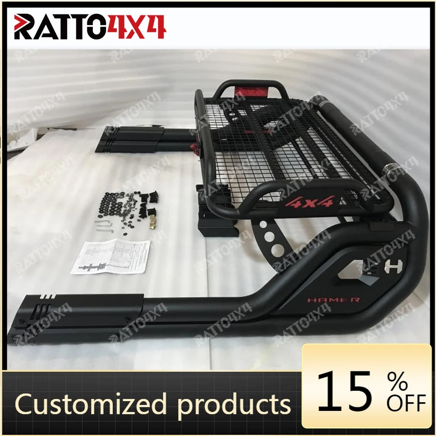 Alta calidad y confiable, nuevo tipo de barra antivuelco Raptor Sport Bar Hilux Roll Bar Navara NP300 para camioneta 4x4