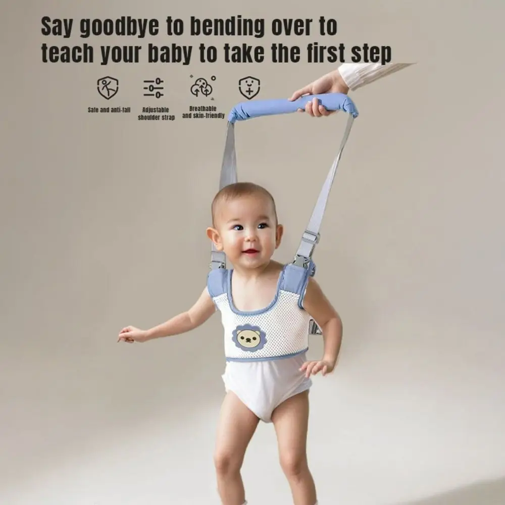 

Safety Infant Walker Harness Handheld Breathable Learning Walk Support Assist Trainer Long Adjustable Toddler Assistant Belt