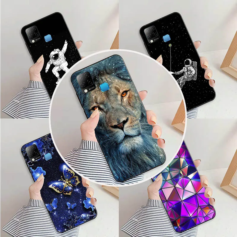 For Infinix Hot 10s NFC Case Hot 10s X689B X689 X689D Silicone Cover Cute Soft TPU Case For Infinix Hot 10T 11 G37 X689C Funda